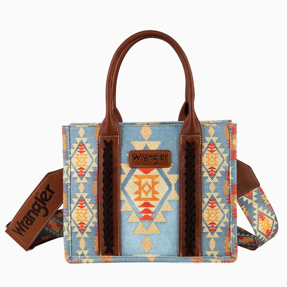 WRANGLER SOUTHWESTERN CROSSBODY TOTE BAG